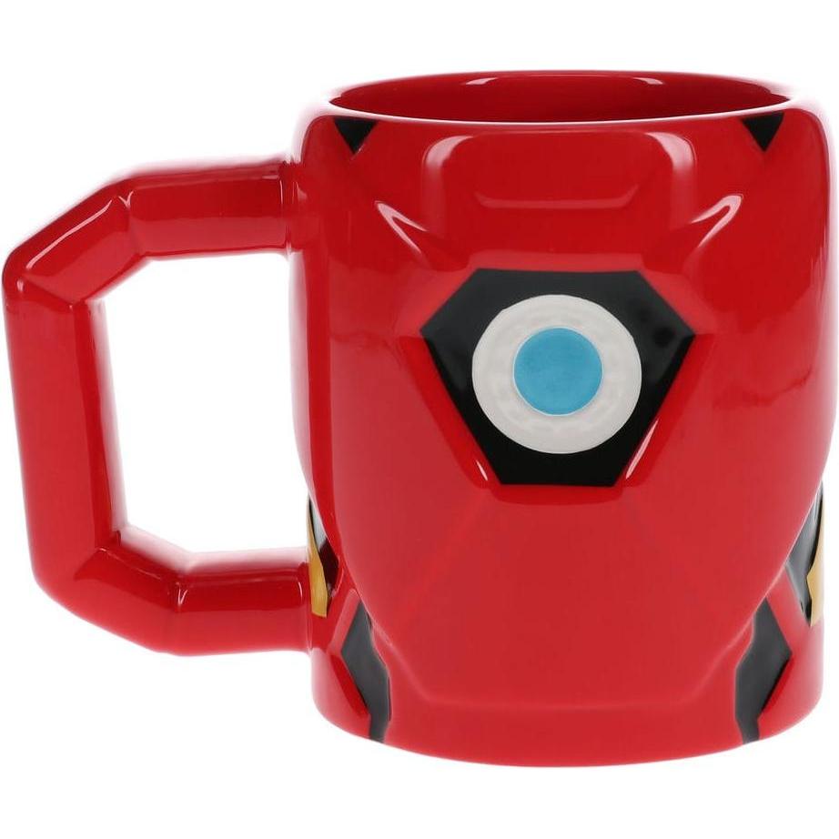 Paladone Products, Tasse, Marvel - Mug 3D Armure d'Iron Man avec Réacteur Arc thermoréactif 500ml (500 ml, 1 x)