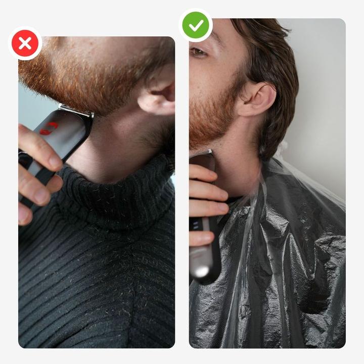 Actual product image Hermex Hairdressing apron Hair cutting apron Colouring apron Disposable apron 50 pieces