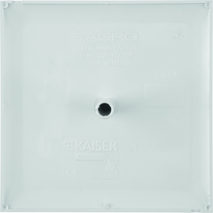 Immagine prodotto Agro Coperchio a innesto 130x130mm con 2 viti