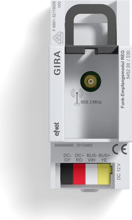Produktbild Gira Funk Empfangsmodul REG 545200 eNet