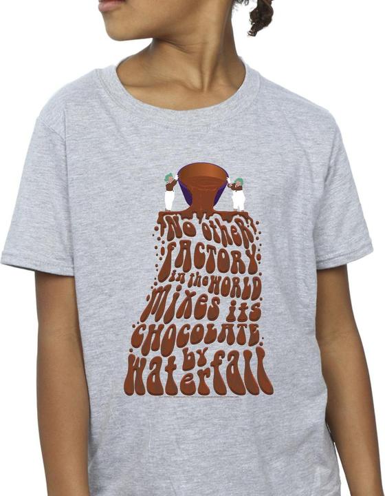 Image du produit Willy Wonka & the Chocolate Factory - T-shirt CHOCOLATE WATERFALL - Fille (128)