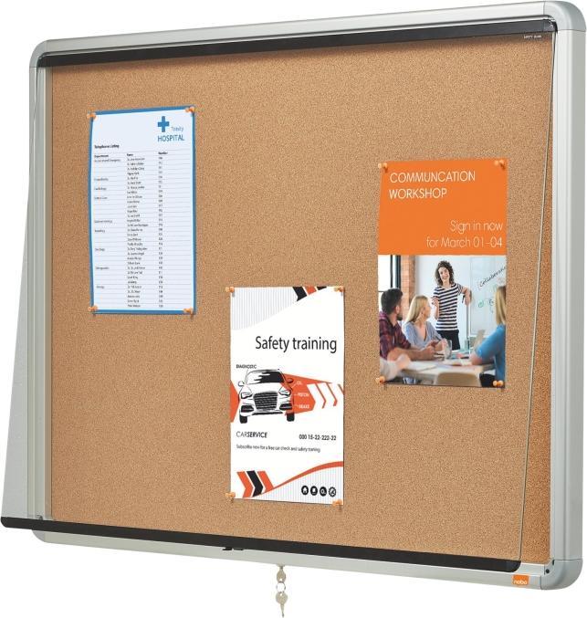 Produktbild Nobo Schaukasten Premium Plus Innenbereich Kork (Pinnwand, 21 x 30 cm)