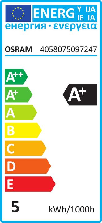 Energie-Label Osram LED Star R50 (E14, 345 lm, 1x)