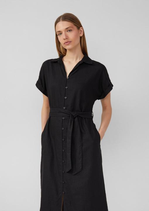 Immagine prodotto S.Oliver Kleid Midikleid aus Leinenmix mit Eingrifftaschen (38)