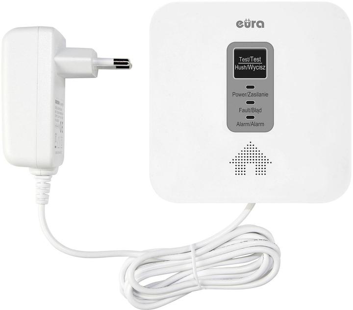 Eura Detector voor koolmonoxide en aardgas 2in1Eura CGD-50A2
