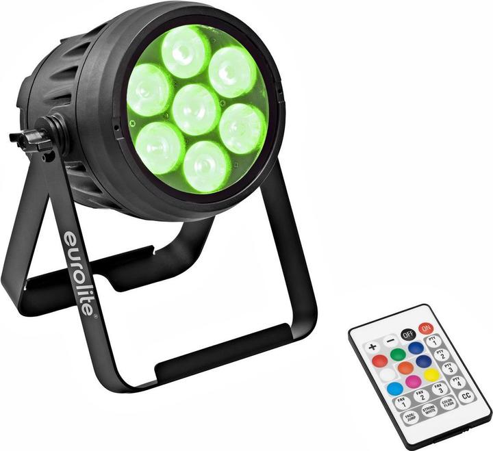 Produktbild Eurolite LED IP PAR 7x10W RGBL Spot (70 W, LED)