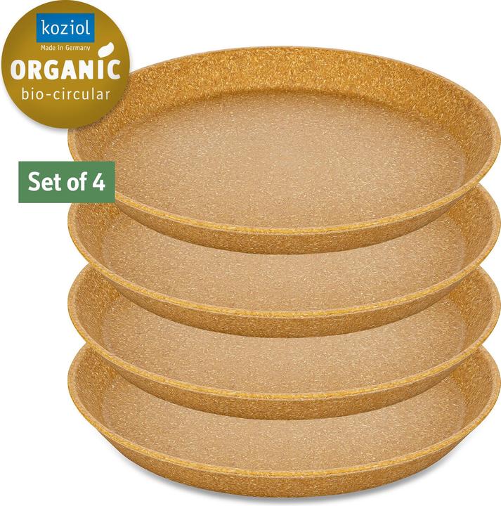 Produktbild Koziol Speiseteller Connect Ø 20.5 cm, 4 Stück, Beige (4 x, 20.50 cm)