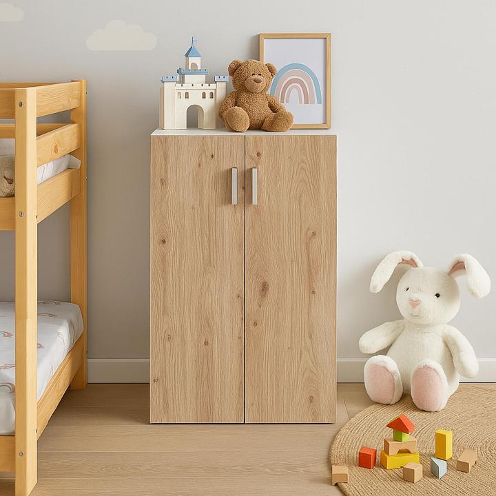 Image du produit HTI-Line Kommode Nina mit 3 Regalfächern (60 x 30.50 x 115 cm)
