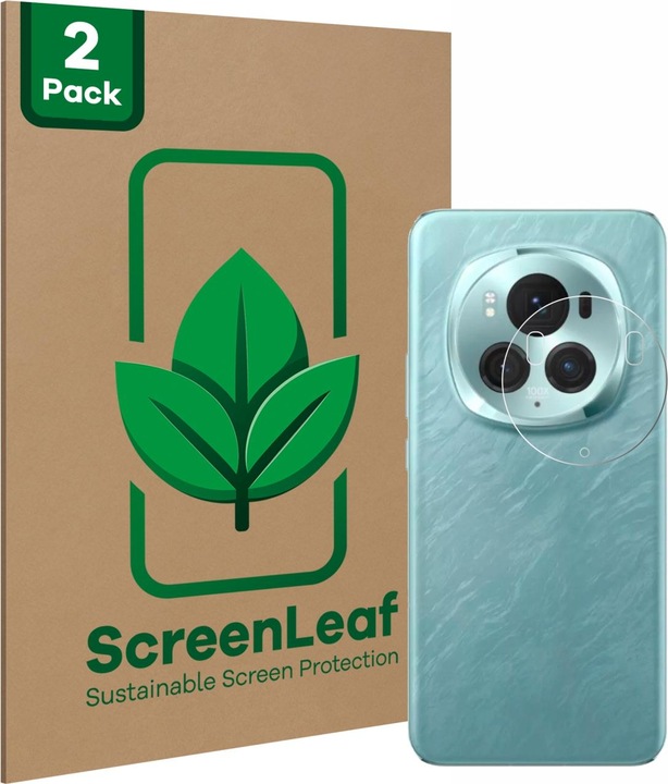 Actual product image ScreenLeaf Protective film sustainable screen protector screen protector film clear transparent (2 Piece, ZTE Nubia Red Magic 6 Pro)