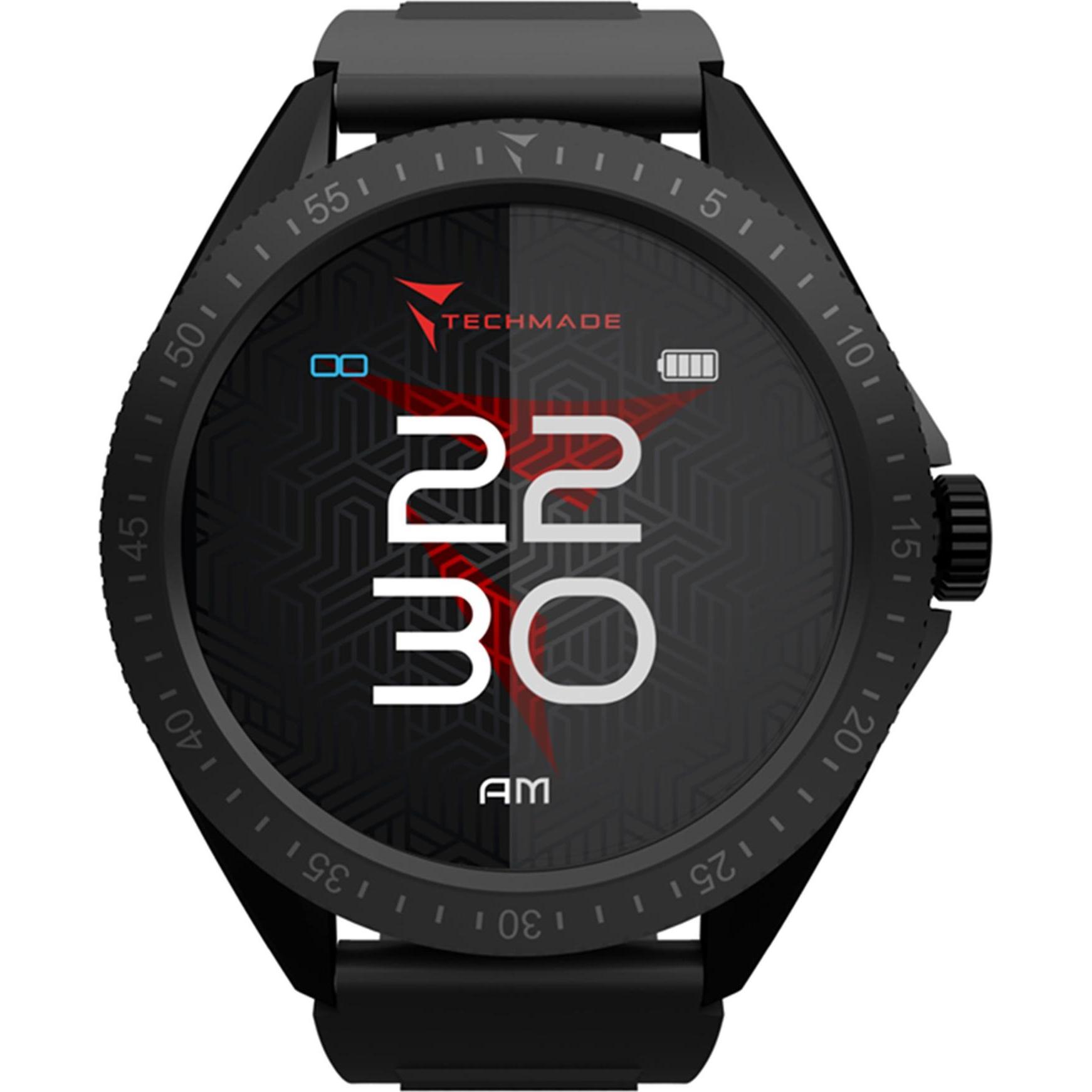 Techmade SmartWatch ROCKS BLACK TM-ROCKS2-FBKG, Smartwatch