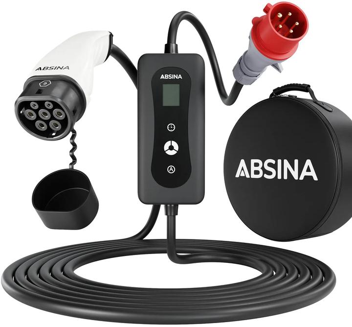 Absina Stazione di ricarica mobile tipo 2 16A 11kW (Tipo 2, 11 kW, 16 A)
