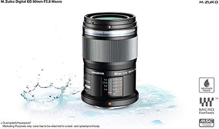 Immagine prodotto Olympus ED 60mm f/2,8 Macro (Micro Four Thirds, Micro Four Thirds)