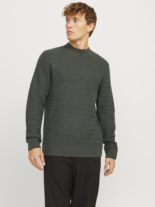 Produktbild Jack & Jones Einfarbig Strickpullover mit Rundhals Strickpullover mit Rundhals (XXL)