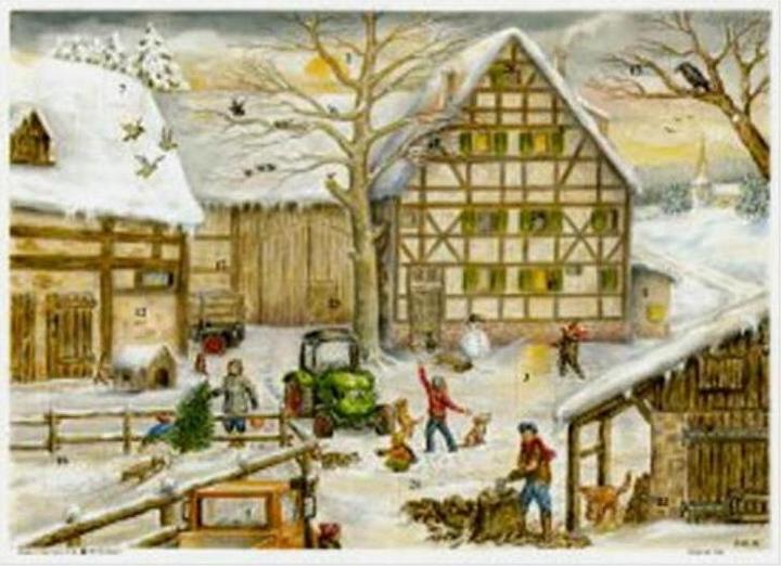 Christmas on the farm