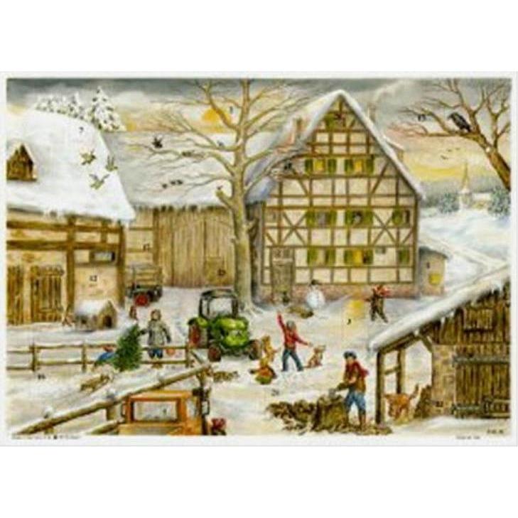 Richard Sellmer Weihnachten auf dem Hof