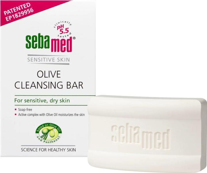 Image du produit Sebamed Soap-Free Washing Tablet Olive Soap Tablet 150ml (Savon pour le visage, 150 ml)