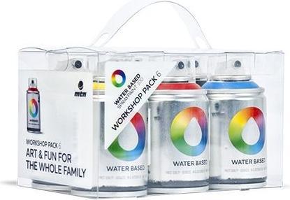 Montana Colors Montana MTN Set di spray a base d'acqua da 6 pezzi (Multicolore, 0.60 l)