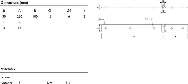 Produktbild Charmag Kistenscharniere