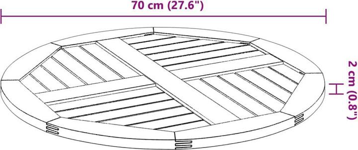 Immagine prodotto vidaXL Londra (70 x 2 cm)