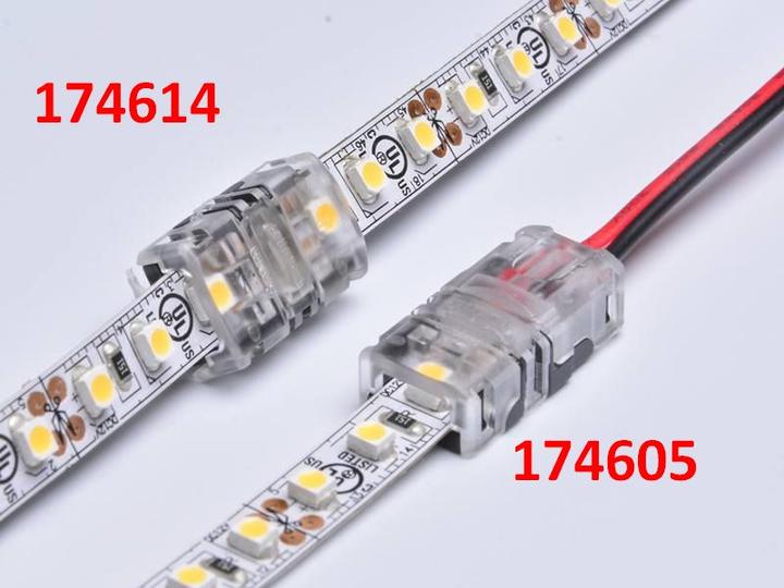 Actual product image Synergy 21 LED FLEX Strip zub Easy Connect Strip to Wire 8mm