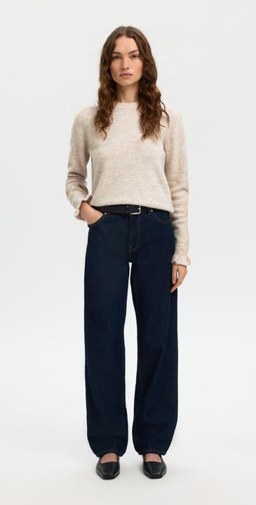 Image du produit Selected Femme Pull en tricot à manches ruchées (XXL)