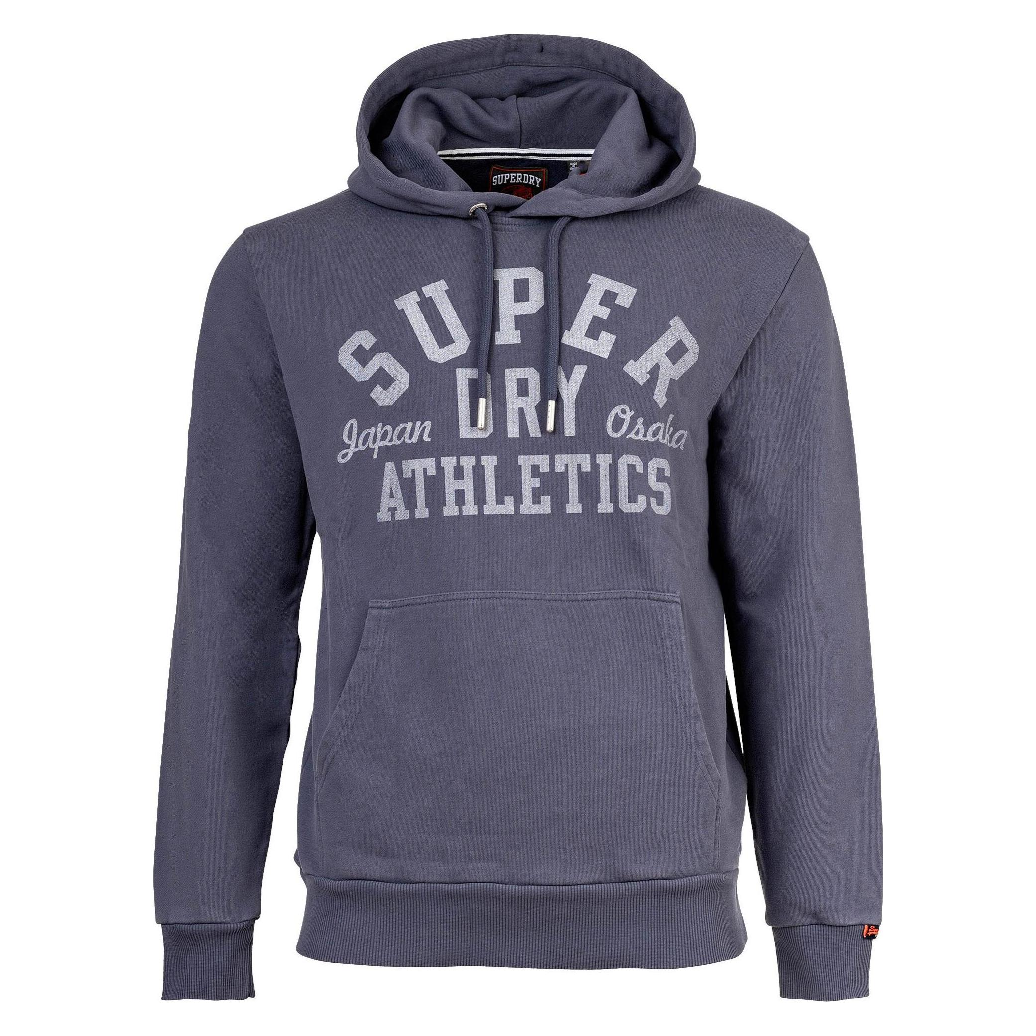 Superdry, Herren, Pullover, Athletic Essential Hoodie, Violett, (3XL)
