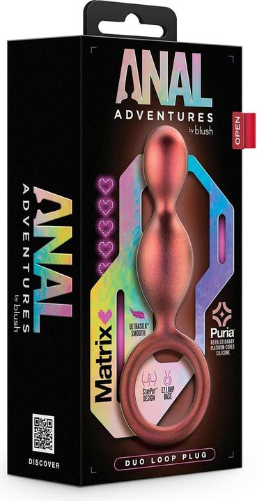 Produktbild Blush Anal Adventures Matrix Duo Loop Anal Plug Kupfer