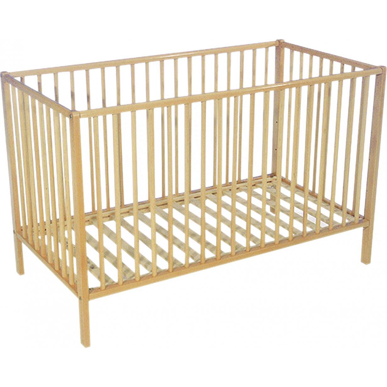 Haberkorn, Babybett, KI-BETT 120x60 CM HEIDI BUCHE NATUR (120 x 60 cm)