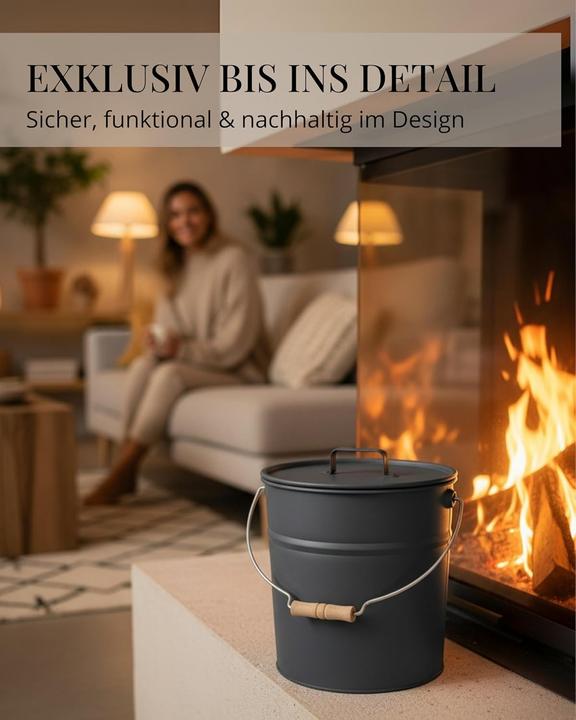 Image du produit Livlig Ascheeimer mit Deckel