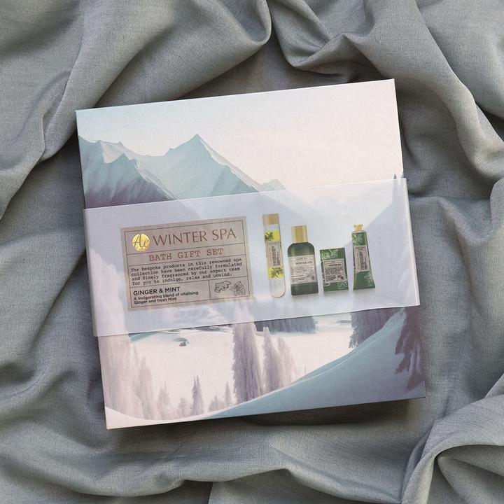 Image du produit Accentra Set de soins WINTER SPA en coffret cadeau, parfum : Ginger & Mint (Kit de soins capillaires)
