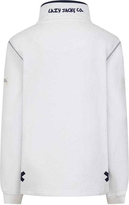 Actual product image Lazy Jacks Womens/Ladies Button Neck Sweatshirt (36)