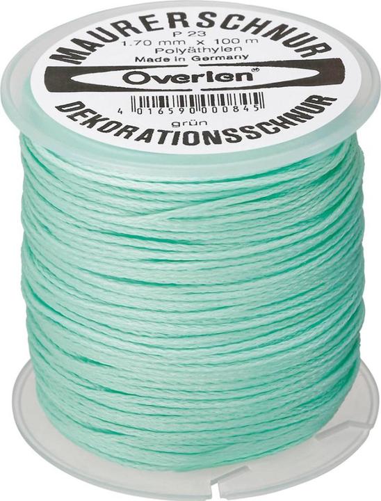 Actual product image HP Autozubehör Mason's cord length 100 m Ø 1.7 mm 30 kg polyethylene green (100 m)