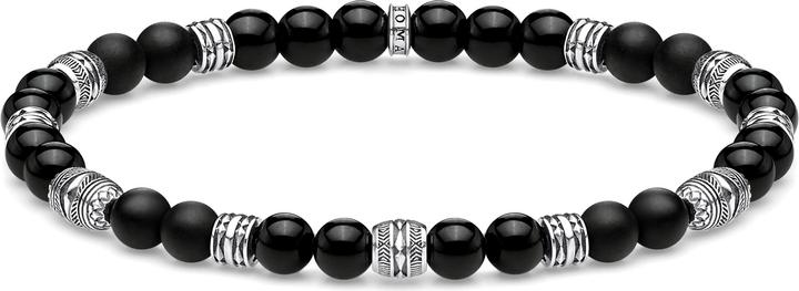 Immagine prodotto Thomas Sabo Bracciale Talisman nero (19 cm, Argento 925)