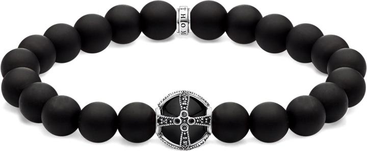 Immagine prodotto Thomas Sabo Bracciale croce nera (19.50 cm, Argento 925)