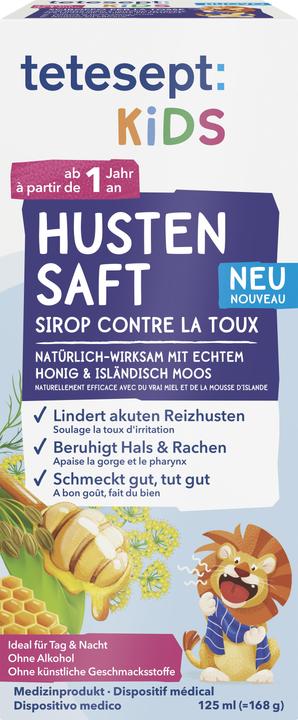 Produktbild Tetesept Kids Husten Saft (5 Stück)