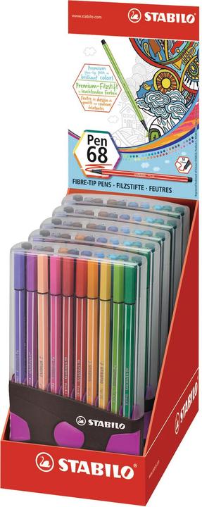 Produktbild STABILO Pen 68 Premium-Filzstift (Mehrfarbig, 20 x)