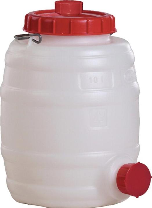 Actual product image Graf Drum 10 l PE white 1 carrying handle Filling opening Ø 120 mm