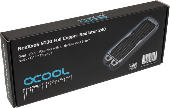 Actual product image Alphacool NexXxoS ST30 Full Copper 240mm (120 mm)