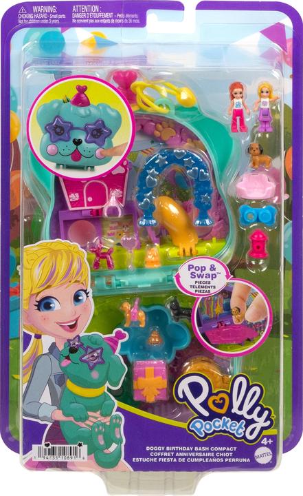 Actual product image Polly Pocket Doggy Birthday Bash Compact