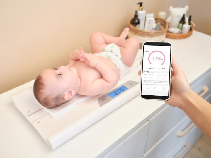 Image du produit ETA Échelle pour bébé | 730690000 MIMI | Poids maximum (capacité) 20 kg | Précision 5 g | Blanc (20 kg)