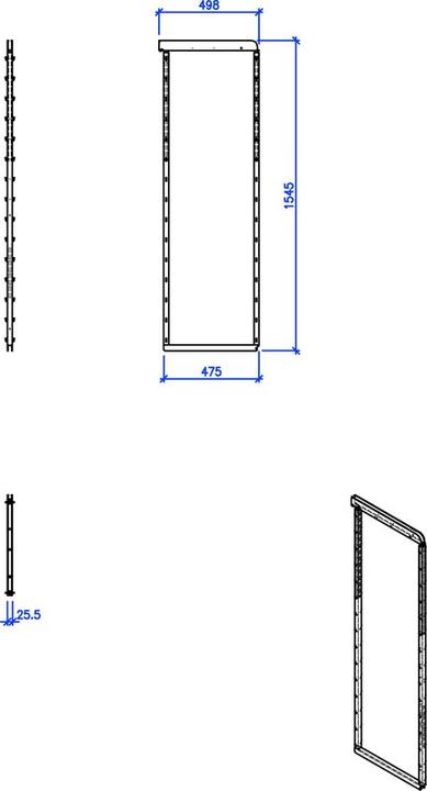 Actual product image Peka Metall Standard larder unit pull-out system