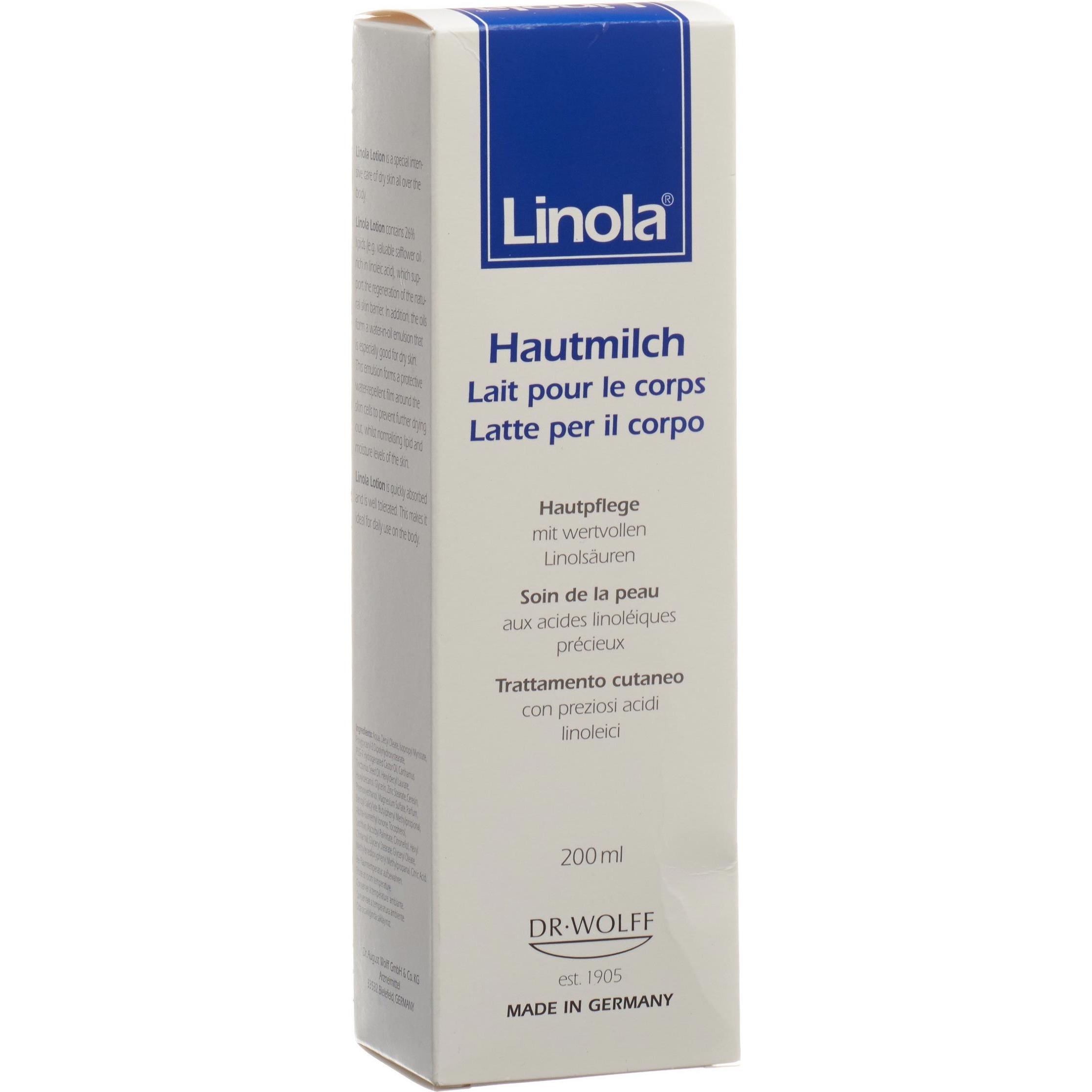 Linola, Bodylotion, Hautmilch (Körpermilch, 200 ml)
