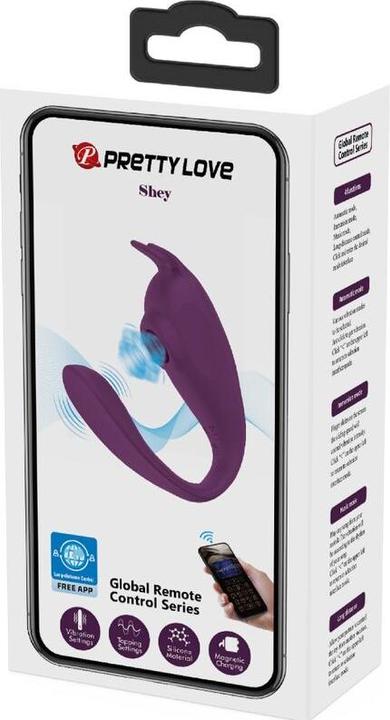 Immagine prodotto Pretty Love Stimolatore E Vibratore Shey App Gratuita A Distanza Viola