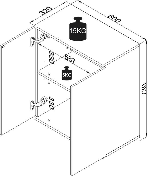 Image du produit VCM Dalosa (60 x 32 x 73 cm)