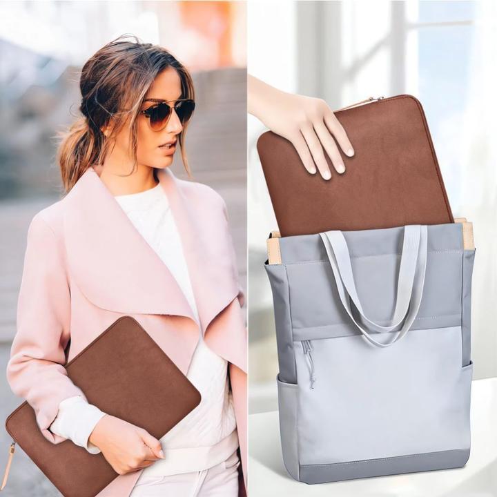 Immagine prodotto Tech-Protect Fleece Laptoptasche 13-14 - Braun (14")