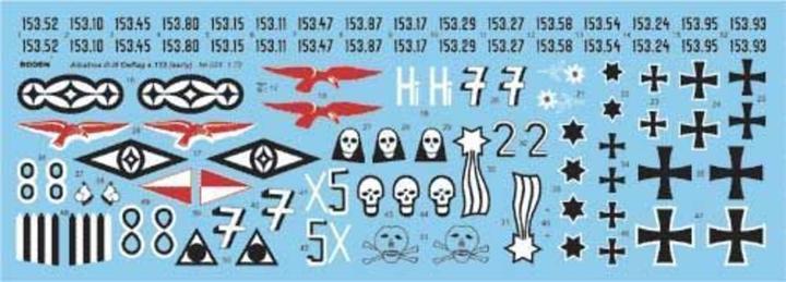 Actual product image Roden Albatros D.III Oeffag s.153(early)