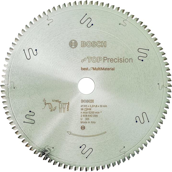 Produktbild Bosch Professional Zubehör Kreissägeblatt Top Precision Best for Multi Material, 305 x 30 x 2,3 mm, 96