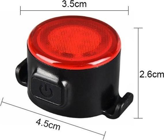 Actual product image Cbx Super Round LED bike light set