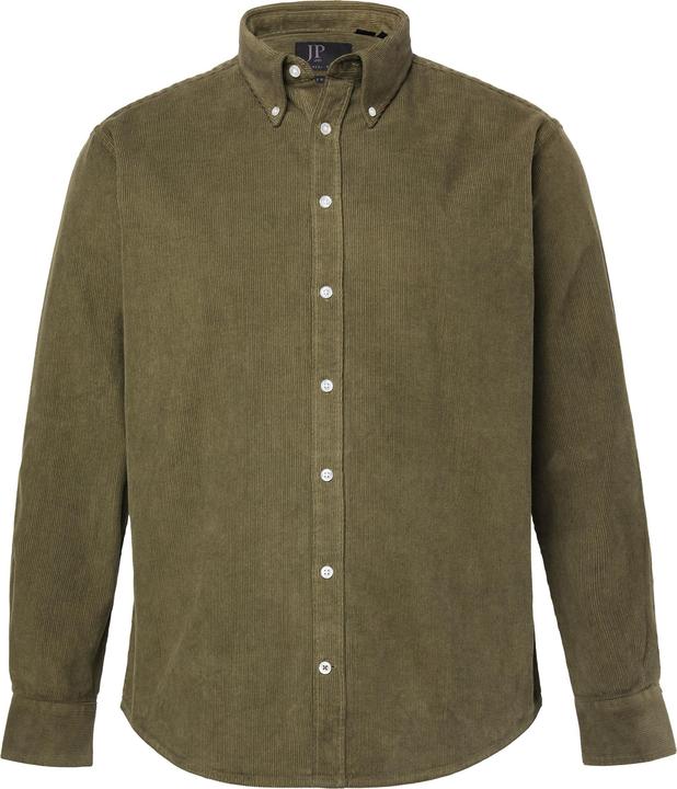 Produktbild JP1880 Cordhemd, Langarm, Buttondown-Kragen, Modern Fit, bis 7 XL (7XL)