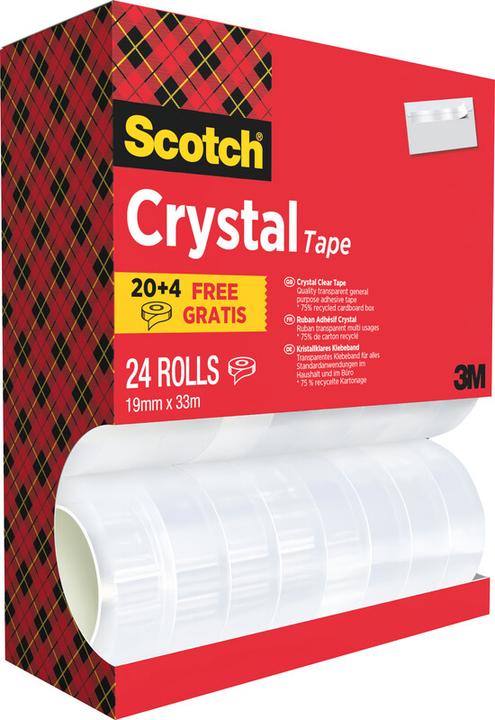 Produktbild Scotch Klebeband Crystal (19 mm)